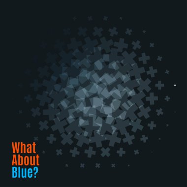 Soyut vektör tasarım öğeleri ile çapraz