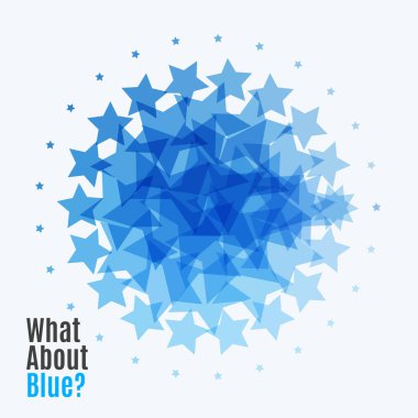 Soyut vektör tasarım öğeleri ile eğlenmek için yıldız