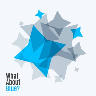 Soyut vektör tasarım öğeleri ile eğlenmek için yıldız