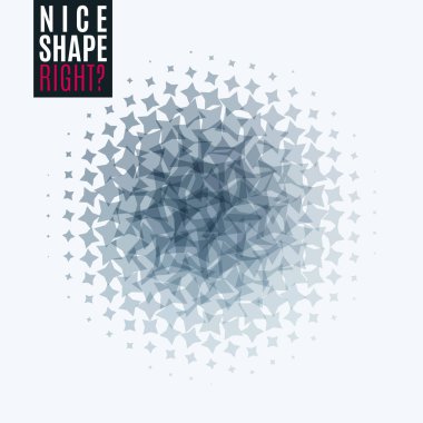 Soyut vektör tasarım öğeleri ile eğlenmek için yıldız