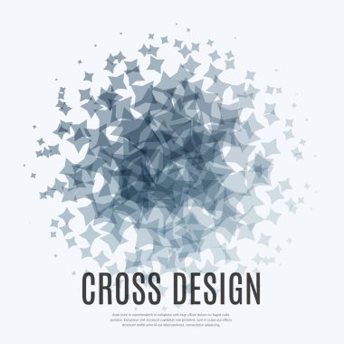 Soyut vektör tasarım öğeleri ile eğlenmek için yıldız