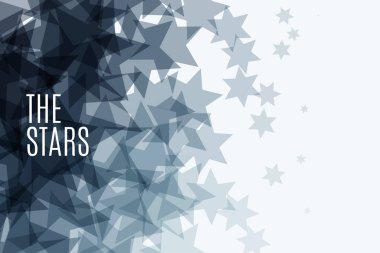 Soyut vektör tasarım öğeleri ile eğlenmek için yıldız