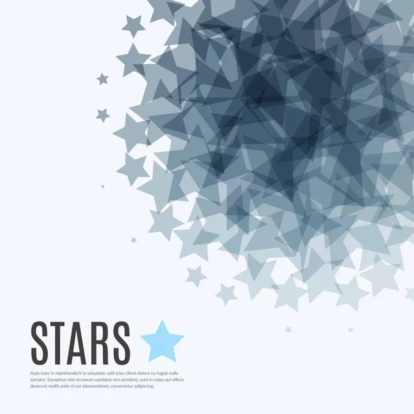 Абстрактные элементы векторного дизайна со звездами для развлечения — стоковый вектор