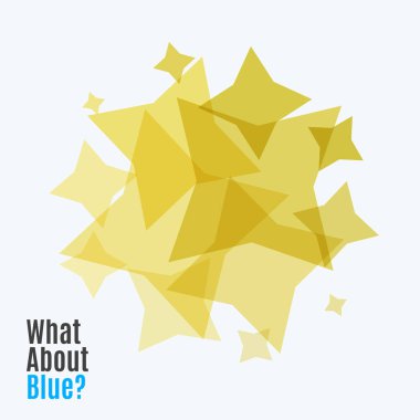 Soyut vektör tasarım öğeleri ile altın yıldız