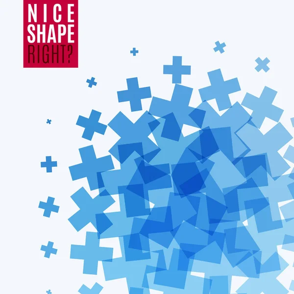 Soyut vektör tasarım öğeleri ile çapraz