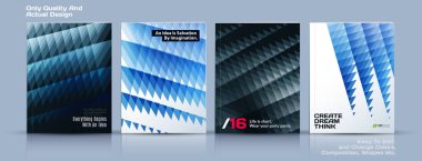 Dizi iş vektör şablonu, broşür tasarımı, Soyut faaliyet raporu,