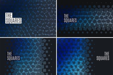 Soyut vektör tasarım öğeleri için grafik düzeni.