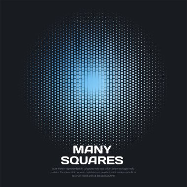 Soyut vektör tasarım öğeleri için grafik düzeni.