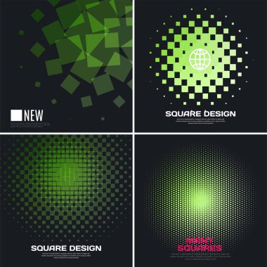 Soyut vektör tasarım öğeleri için grafik düzeni.