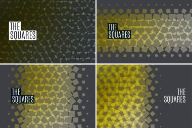 Soyut vektör tasarım öğeleri için grafik düzeni.