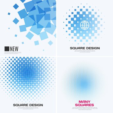 Soyut vektör tasarım öğeleri için grafik düzeni.