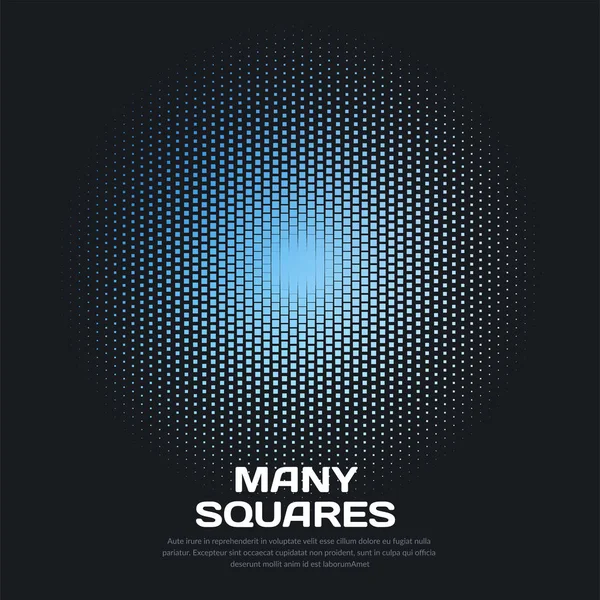 Soyut vektör tasarım öğeleri için grafik düzeni.