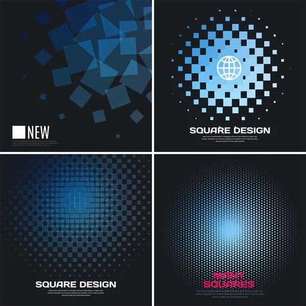 Soyut vektör tasarım öğeleri için grafik düzeni.