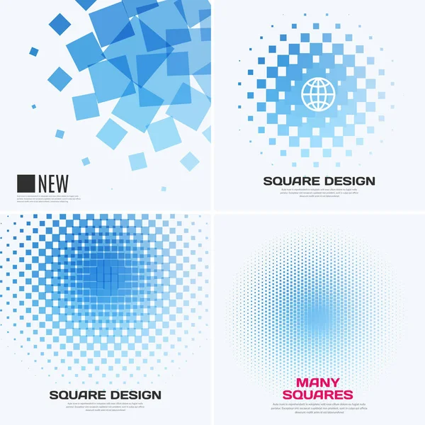 Soyut vektör tasarım öğeleri için grafik düzeni.