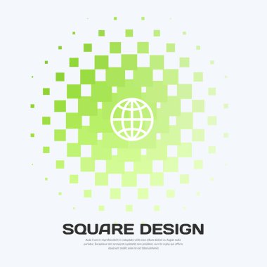 Soyut vektör tasarım öğeleri için grafik düzeni.