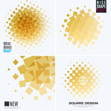 Soyut vektör tasarım öğeleri için grafik düzeni.