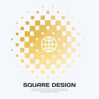 Soyut vektör tasarım öğeleri için grafik düzeni.