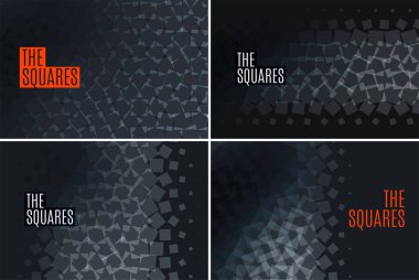 Soyut vektör tasarım öğeleri için grafik düzeni.