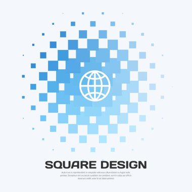 Soyut vektör tasarım öğeleri için grafik düzeni.