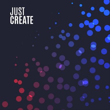 Soyut kırmızı mavi vektör tasarım elemanları grafik düzeni için yuvarlak