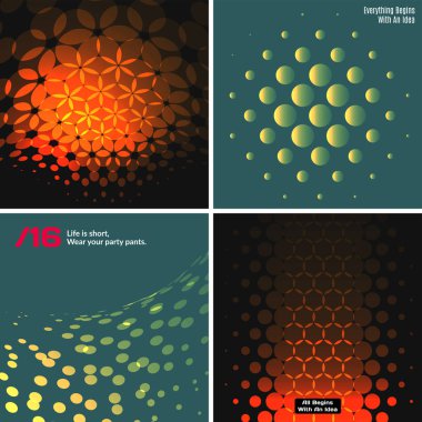 Soyut vektör sarı tasarım mermi kümesi