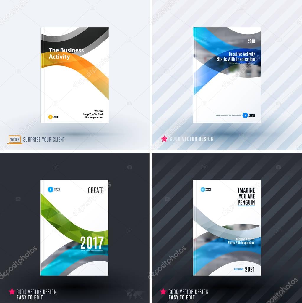 Design of business vector template, brochure, abstract annual report, cover modern layout,