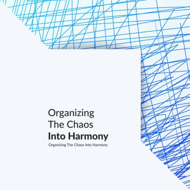 Soyut vektör tasarım öğeleri için grafik şablonu