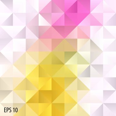 Arka plan tasarlamak, vektör grafik şablonu için polygonalelements. Marka için renkli öğeleri