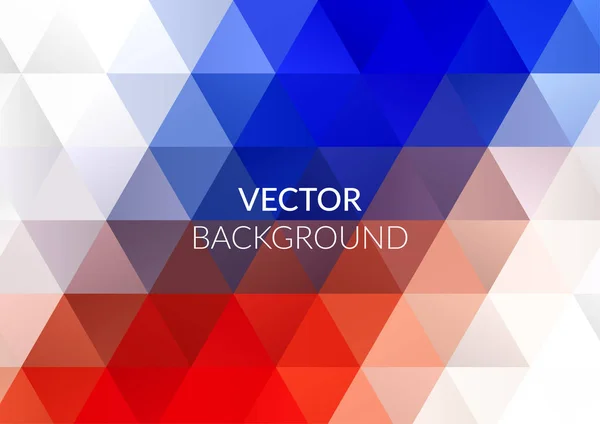 Abstract background design, vector elements for graphic template. Colourful red blue elements for branding — Stock Vector