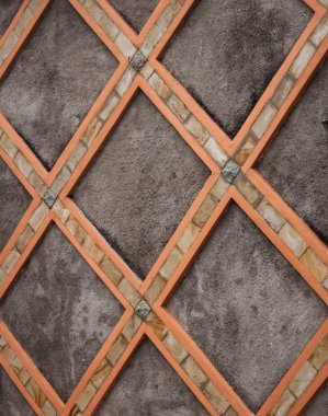 Duvardaki jogja yogyakarta Endonezya, dekorasyon olarak benzersiz bir desen