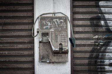 eski paslı telefon fotoğraf Yogyakarta Endonezya