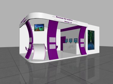  Fuar stand ilginç tasarım 