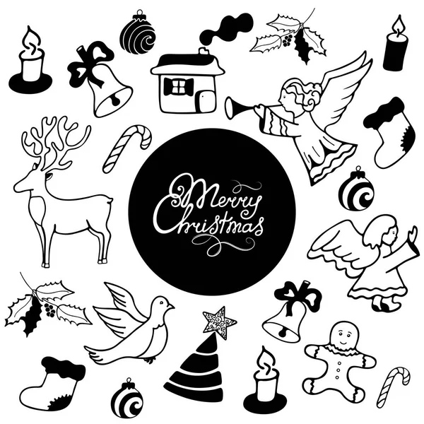 Mix of doodle images in vector. vol. 3 — Stock Vector © ekapanova #4536966