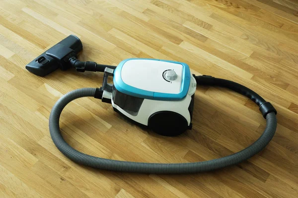 Blue Vacuum Cleaner Floor — Stock Photo, Image