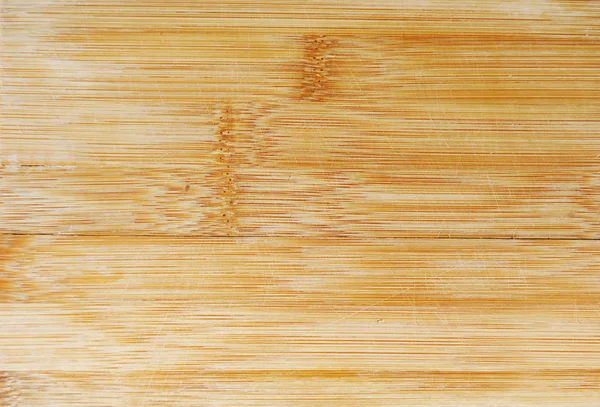 竹切削ボード木材の背景テクスチャ 水平方向の線のパターン — ストック写真