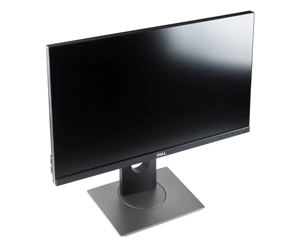 Belarus Brest June 2019 Black Dell P2418D Monitor Screen Isolated — 스톡 사진