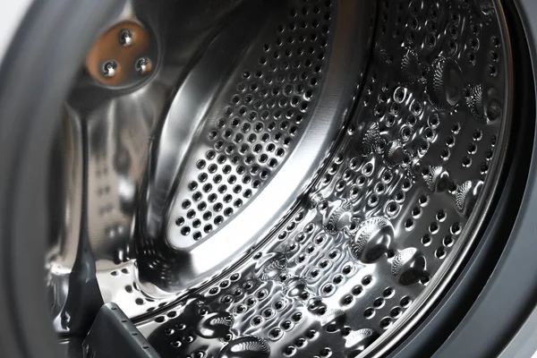 Drum Washing Machine Dry Clean Close Washing Dryer Machine View — Stock Photo, Image