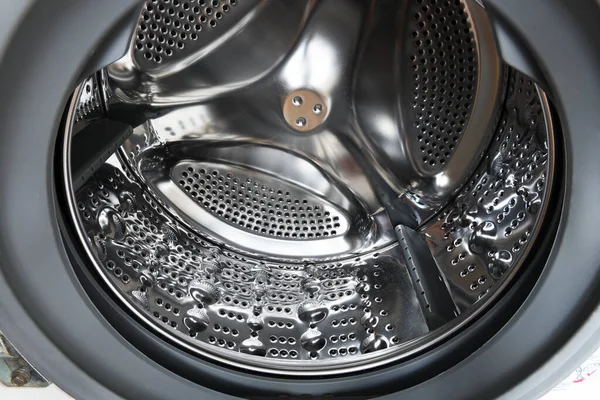 Trommel Van Wasmachine Droog Schoon Close Wasdroger Machine Het Zicht — Stockfoto