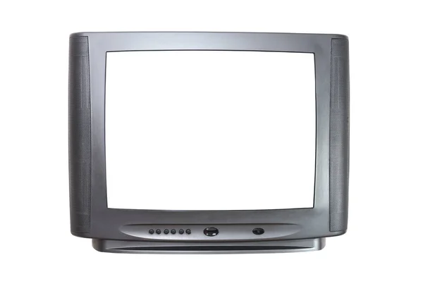 Tecrit edilmiş eski televizyon. Retro teknoloji konsepti..