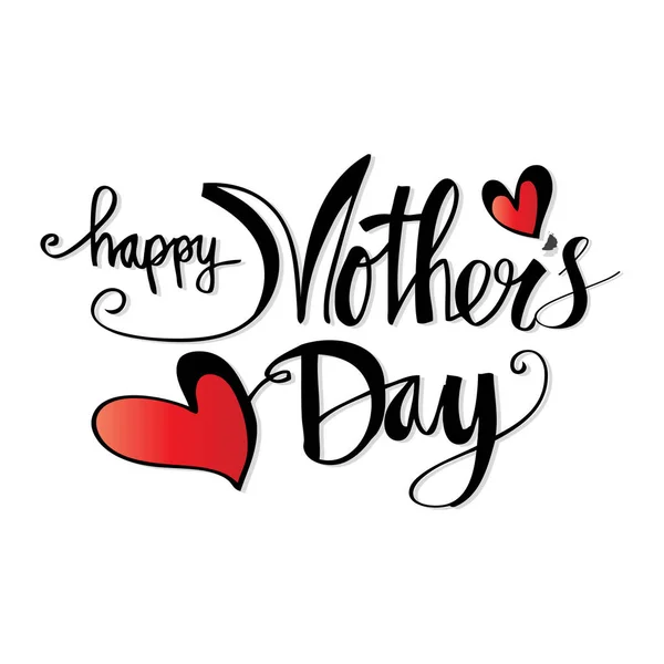 Feliz Día de las Madres. Caligrafía hecha a mano . —  Fotos de Stock