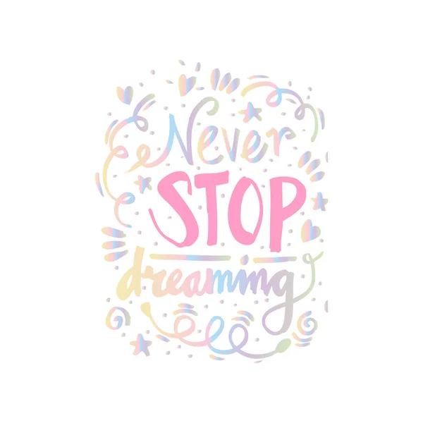 Non smettere mai di sognare — Foto Stock