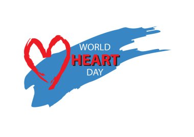 Yaratıcı dünya kalp günü kartı.