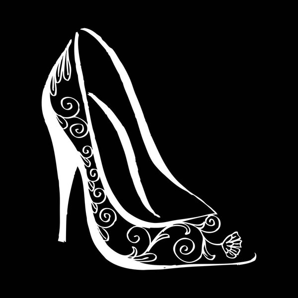 Decorative high heel shoes.