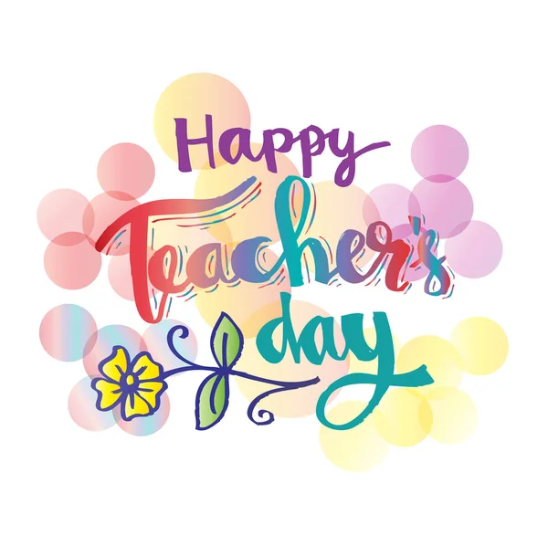 Happy Teacher's Day card