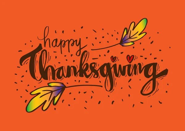 Thanksgiving typografie design — Stockfoto