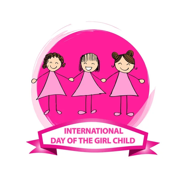 Internationaler Tag der Mädchen — Stockfoto