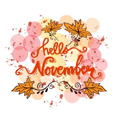 Kasım Merhaba kartı