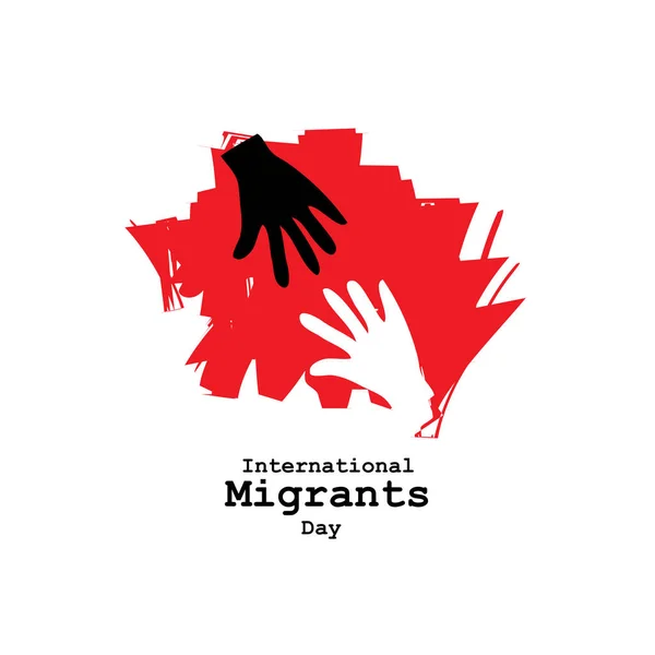 Concepto Del Día Internacional Del Migrante — Foto de Stock