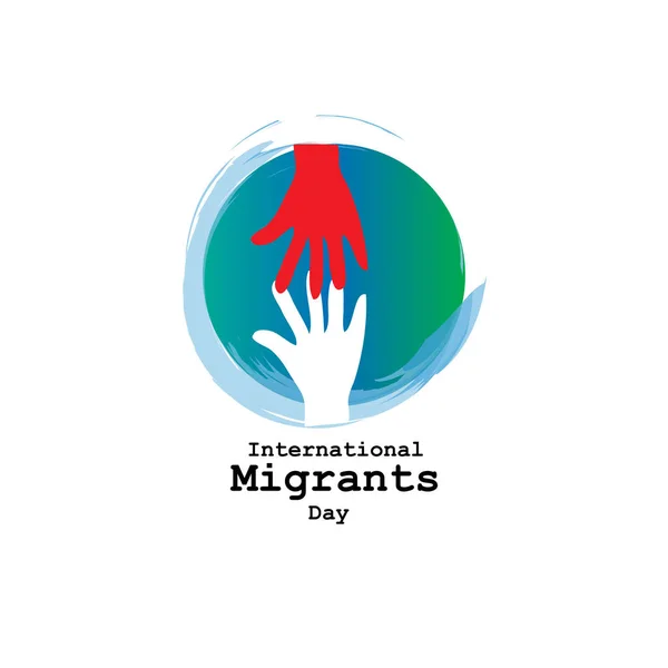 Concepto Del Día Internacional Del Migrante — Foto de Stock