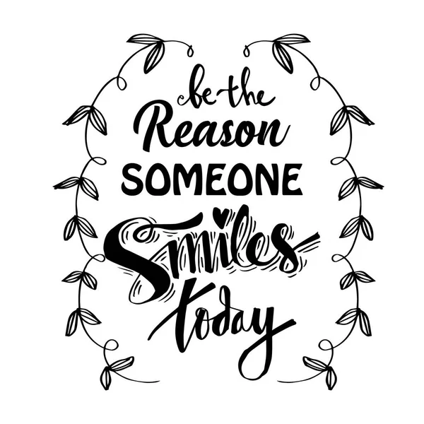 Ser Razón Por Que Alguien Sonríe Hoy — Foto de Stock
